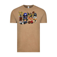 Vintage Coffee Police Coffee Cups Vintage Tee - FaDigitalArtStudio