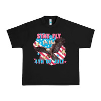 Black Stay fly for the 4th of July Urban Heavy Tee - FaDigitalArtStudio