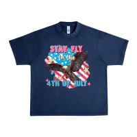 Navy Stay fly for the 4th of July Urban Heavy Tee - FaDigitalArtStudio