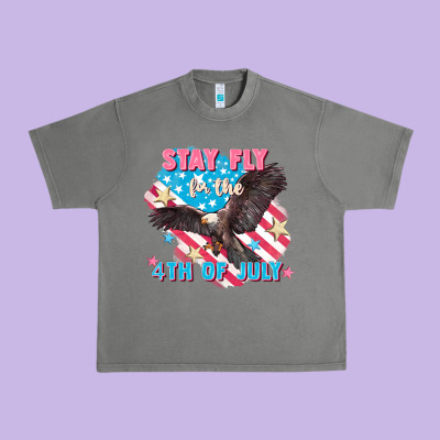 Stay Fly For The 4th Of July Urban Heavy Tee Designed By Fadigitalartstudio