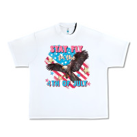 White Stay fly for the 4th of July Urban Heavy Tee - FaDigitalArtStudio