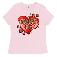 Bubblegum Pink love bites olivia Ladies Tee - OliviaCreatesArt