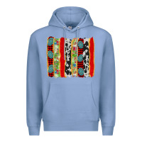 Colony Blue christmas brushstroke Premium Hoodie - Jasminsmagicworld