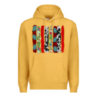 Mustard christmas brushstroke Premium Hoodie - Jasminsmagicworld