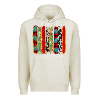 Oatmeal Heather christmas brushstroke Premium Hoodie - Jasminsmagicworld