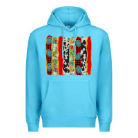 Ocean Blue christmas brushstroke Premium Hoodie - Jasminsmagicworld
