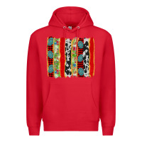 Red christmas brushstroke Premium Hoodie - Jasminsmagicworld