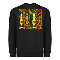 Black beer bottle for christmas Heavyweight Sweatshirt - AdoDesignShop