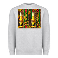 Heather Grey beer bottle for christmas Heavyweight Sweatshirt - AdoDesignShop