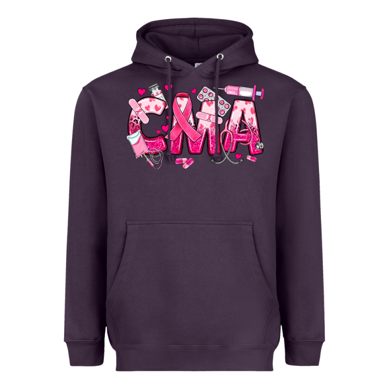 Breast Cancer Cma Certified Medical Assistant Heavyweight Hoodie by JahusDesignShop | Teevron