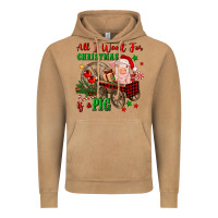 Vintage Camel all i want for christmas is a pig Vintage Hoodie - FaDigitalArtStudio