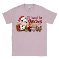 Lilac all want for christmas is a cow Classic Tee - CowGirlArtShop