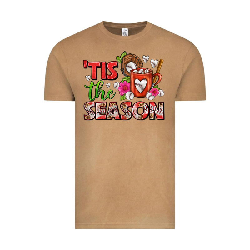 Tis The Season Baseball Coffee Mug Vintage Tee by FaDigitalArtStudio | Teevron