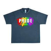 Midnight Navy Pride Day Urban Heavy Tee - FaDigitalArtStudio
