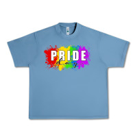 Pebble Blue Pride Day Urban Heavy Tee - FaDigitalArtStudio