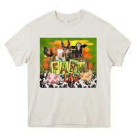 Cream farm life with animals Heavy Core Tee - TumblerDesignByShophia