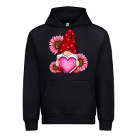 Black valentines day with sunflowers gnomes Urban Hoodie - RanaPortraitStore