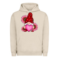 Pigment French Oak valentines day with sunflowers gnomes Urban Hoodie - RanaPortraitStore
