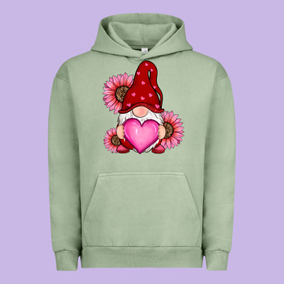 Valentines Day With Sunflowers Gnomes Urban Hoodie Designed By Ranaportraitstore