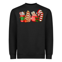 Black christmas tree cake and coffee cups ado Heavyweight Sweatshirt - AdoDesignShop