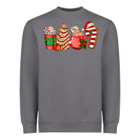 Storm christmas tree cake and coffee cups ado Heavyweight Sweatshirt - AdoDesignShop