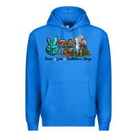 True Royal Peace Love Southdown Sheep Premium Hoodie - LillyAllenDesigns