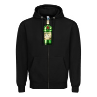 Black have fun gin bottle Zipper Hoodie - AdoDesignShop