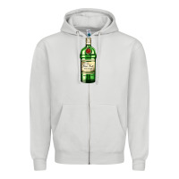 Dove Grey have fun gin bottle Zipper Hoodie - AdoDesignShop