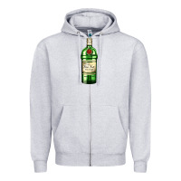 Heather Grey have fun gin bottle Zipper Hoodie - AdoDesignShop