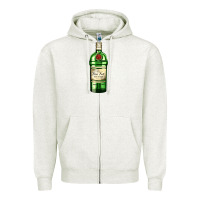 Oatmeal Heather have fun gin bottle Zipper Hoodie - AdoDesignShop