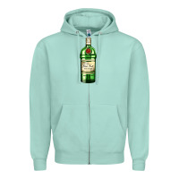 Seafoam have fun gin bottle Zipper Hoodie - AdoDesignShop