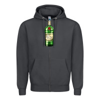 Smoke have fun gin bottle Zipper Hoodie - AdoDesignShop