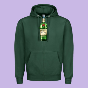 Have Fun Gin Bottle Zipper Hoodie Designed By Adodesignshop