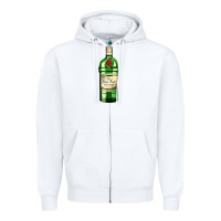 White have fun gin bottle Zipper Hoodie - AdoDesignShop