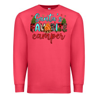 Cardinal santa s favorite camper Premium Sweatshirt - JahusDesignShop