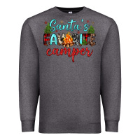 Charcoal Heather santa s favorite camper Premium Sweatshirt - JahusDesignShop