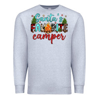 Heather Grey santa s favorite camper Premium Sweatshirt - JahusDesignShop