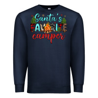 Navy santa s favorite camper Premium Sweatshirt - JahusDesignShop