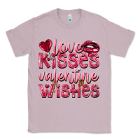 Lilac Love kisses Valentine wishes Valentine's Day Classic Tee - HowdyJamesFarm