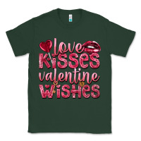 Sports Green Love kisses Valentine wishes Valentine's Day Classic Tee - HowdyJamesFarm