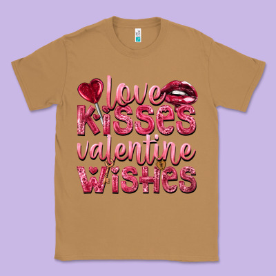 Love Kisses Valentine Wishes Valentine's Day Classic Tee Designed By Howdyjamesfarm