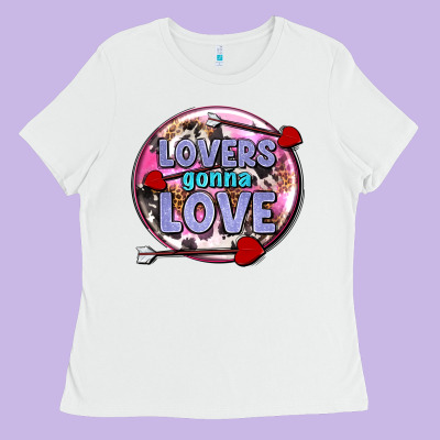 Lovers Gonna Love Olivia Ladies Tee Designed By Oliviacreatesart