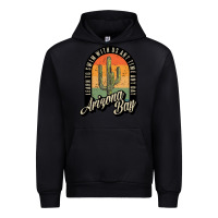 Black Arizona Bay Swim Team Urban Hoodie - DesigneFamous