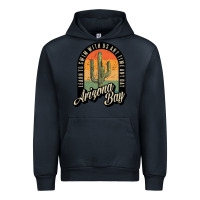 Navy Arizona Bay Swim Team Urban Hoodie - DesigneFamous