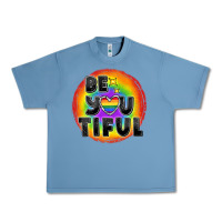 Pebble Blue Be you tiful pride Urban Heavy Tee - FaDigitalArtStudio