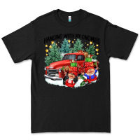 Black hanging with my gnomies Premium Tee - CowGirlArtShop