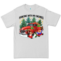 Dove Grey hanging with my gnomies Premium Tee - CowGirlArtShop