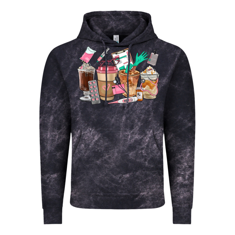 Nurse Coffee Cups Vintage Hoodie by FaDigitalArtStudio | Teevron