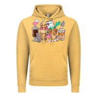 Vintage Mustard Nurse Coffee Cups Vintage Hoodie - FaDigitalArtStudio