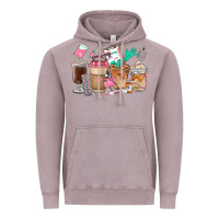 Vintage Zinc Nurse Coffee Cups Vintage Hoodie - FaDigitalArtStudio